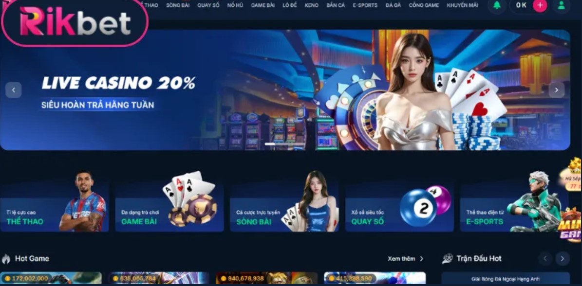 Giới thiệu Rikbet về những trò chơi đỉnh cao không thể bỏ qua