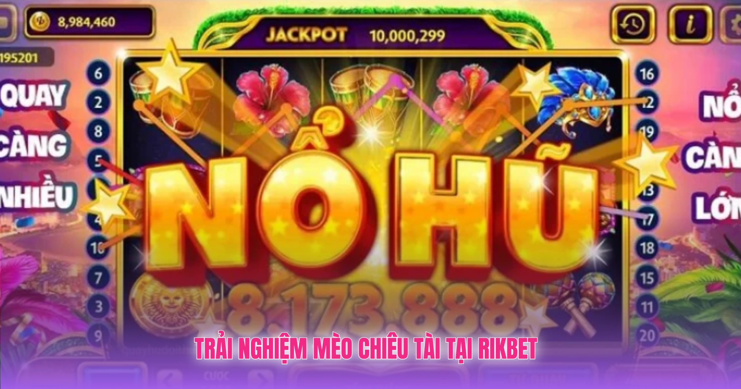 Trải Nghiệm Mèo Chiêu Tài Tại Rikbet